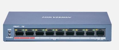 HIKVISION DS-3E0109P-E/M(B) 8 Port Fast Switch resmi