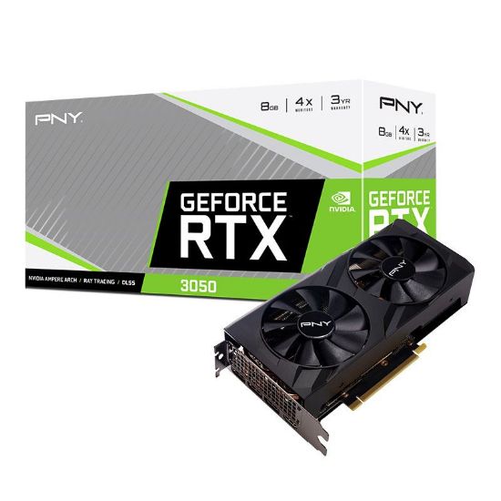 PNY RTX 3050 VERTO 8GB GDDR6 128 Bit (VCG30508DFBPB1) resmi