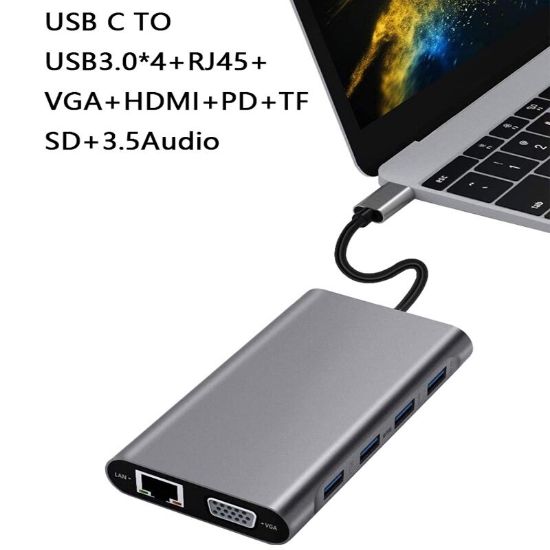 CODEGEN CDG-CNV49 USB 3.0 /HDMI /VGA /TYPE-C /RJ45 HUB resmi