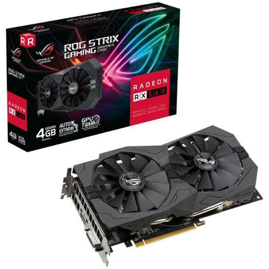 ASUS ROG-STRIX-RX560-4G-V2-GAMING 4GB GDDR5 128Bit resmi