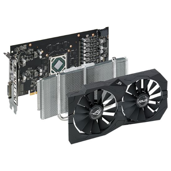 ASUS ROG-STRIX-RX560-4G-V2-GAMING 4GB GDDR5 128Bit resmi