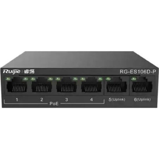 REYEE RG-ES106D-P 6 PORT 10/100 FAST TAK ÇALIŞTIR resmi