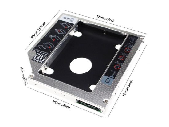 CODEGEN CDG-HDC-127 2.5" 12.7MM NOTEBOOK OPTİK SATA DİSK DÖNÜŞTÜRÜCÜ resmi