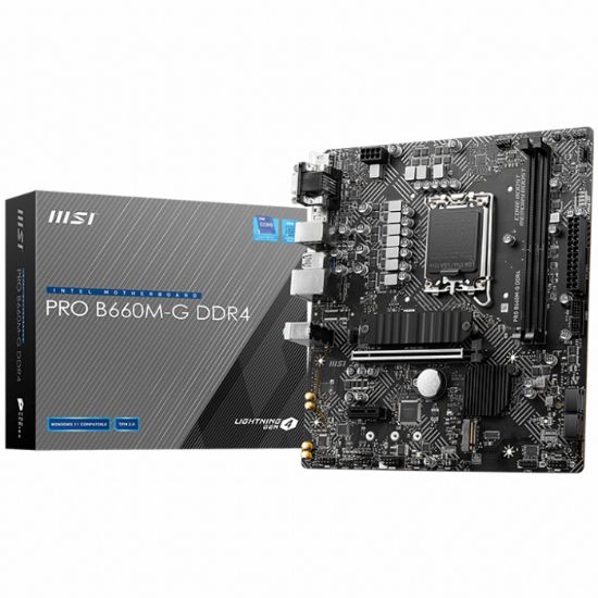 MSI PRO B660M-G DDR4 4600(OC) M.2 mATX 1700p resmi