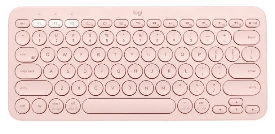 LOGITECH K380 BLUETOOTH GÜL KLAVYE 920-010067 resmi