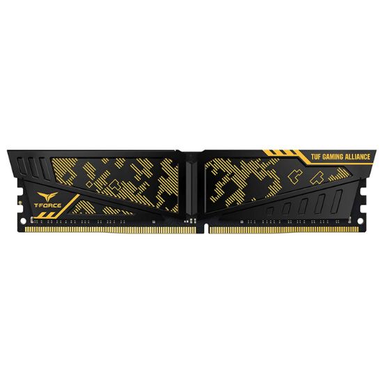 Team T-Force Vulcan TUF Gaming Alliance 16GB (1x16GB) 3600MHz CL18 DDR4 Gaming Ram (TLTYD416G3600HC18J01)  resmi