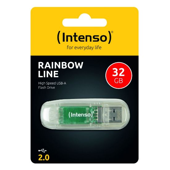 32GB USB2.0 3502480 Rainbow Line INTENSO resmi