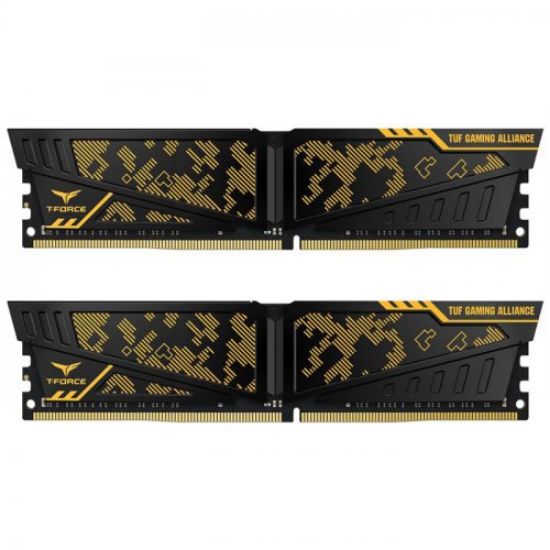 Team T-Force Vulcan TUF Gaming Alliance 16GB (2x8GB) 3200MHz CL16 DDR4 Gaming Ram (TLTYD416G3200HC16FDC01) resmi