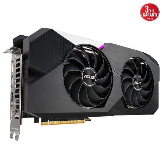 ASUS DUAL-RX6750XT-O12G 12GB GDDR6 HDMI DP 192BİT resmi