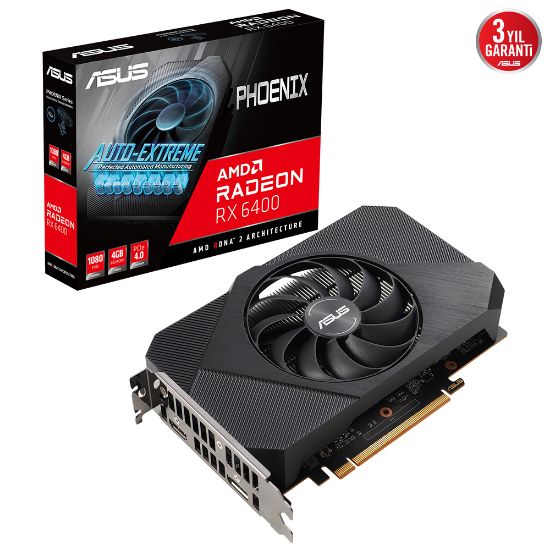 ASUS PH-RX6400-4G 4GB GDDR6 HDMI DP 64Bit  resmi