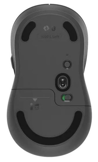 LOGITECH M650 L SİGNATURE SOL EL İÇİN KABLOSUZ TAM BOYUTLU MOUSE SİYAH 910-006239 resmi