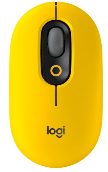 LOGITECH POP MOUSE WİTH EMOJİ BLAST YELLOW 910-006546 resmi