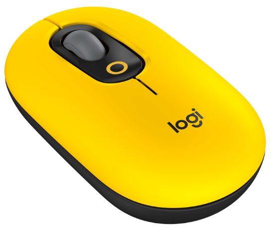 LOGITECH POP MOUSE WİTH EMOJİ BLAST YELLOW 910-006546 resmi