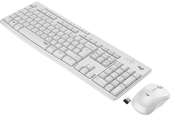 LOGITECH MK295 KABLOSUZ KLAVYE & MOUSE SETİ BEYAZ 920-010089 resmi