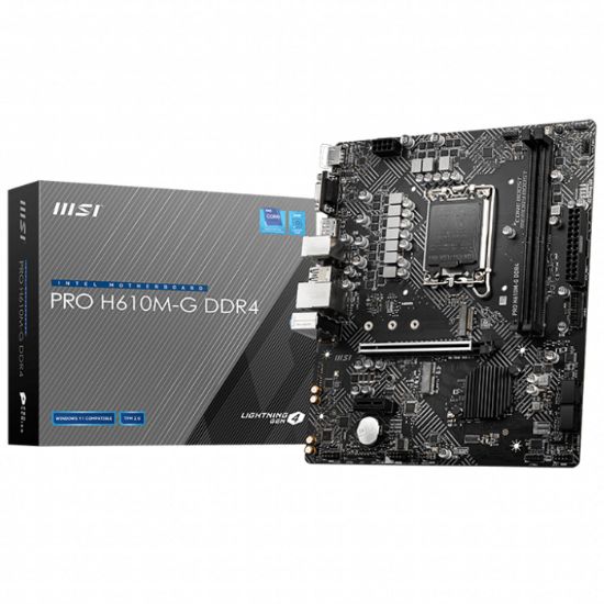 MSI PRO H610M-G DDR4 3200MHZ mATX 1700 resmi