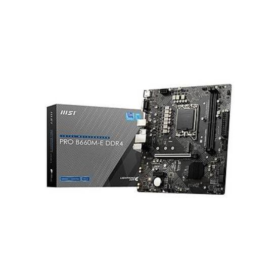 MSI PRO B660M-E DDR4 4600(OC) M.2 mATX 1700p resmi