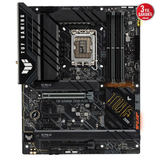 ASUS TUF GAMING Z690-PLUS WI-FI 6000Mhz(O.C) DDR5 HDMI DP M.2 1700p resmi