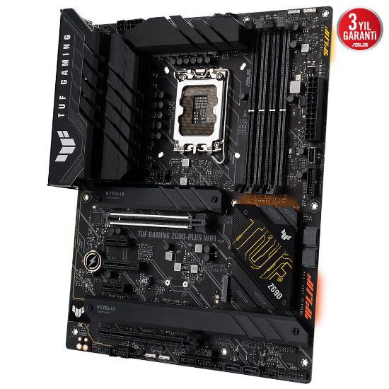 ASUS TUF GAMING Z690-PLUS WI-FI 6000Mhz(O.C) DDR5 HDMI DP M.2 1700p resmi