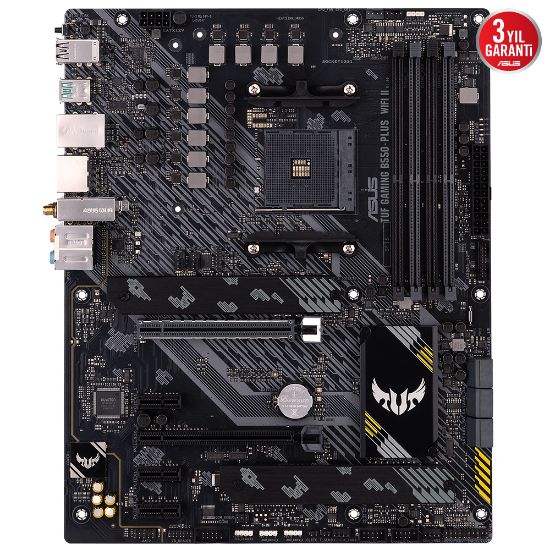 ASUS TUF GAMING B550-PLUS WIFI II 4800Mhz(O.C) DDR4 DP HDMI M.2 AM4  resmi