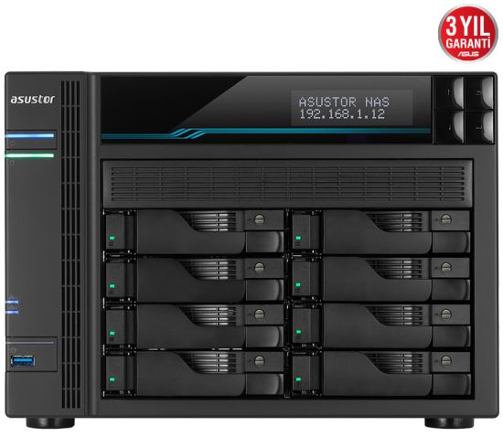 ASUSTOR AS6508T 8 YUVALI 8GB NAS DEPOLAMA ÜNİTESİ resmi