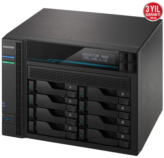 ASUSTOR AS6508T 8 YUVALI 8GB NAS DEPOLAMA ÜNİTESİ resmi