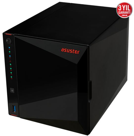 ASUSTOR AS5304T 4 YUVALI 4GB NAS DEPOLAMA ÜNİTESİ resmi