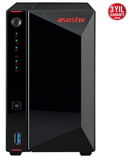 ASUSTOR AS5202T 2 YUVALI 2GB NAS DEPOLAMA ÜNİTESİ resmi