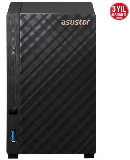 ASUSTOR AS1102T 2 YUVALI 1GB NAS DEPOLAMA ÜNİTESİ resmi