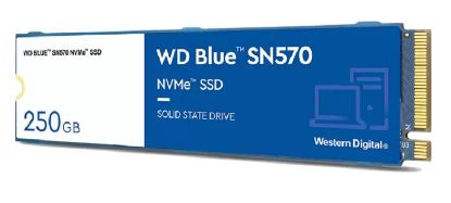 250GB WD BLUE SN570 M.2 NVMe 3300/1200MB/s WDS250G3B0C SSD resmi