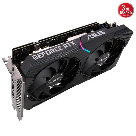 ASUS DUAL-RTX3050-O8G 8GB GDDR6 HDMI DP 128BIT  resmi