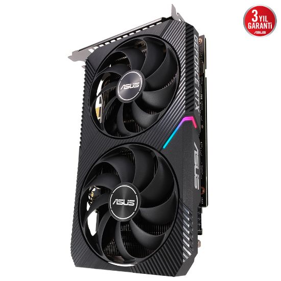 ASUS DUAL-RTX3050-O8G 8GB GDDR6 HDMI DP 128BIT  resmi