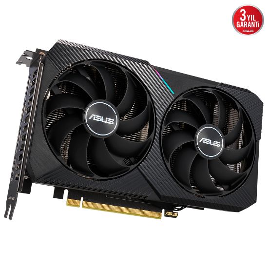 ASUS DUAL-RTX3050-O8G 8GB GDDR6 HDMI DP 128BIT  resmi