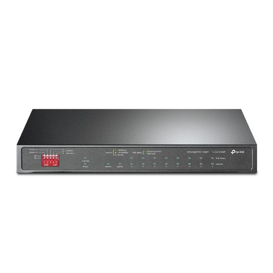 TP-LINK TL-SG1210MP 10PORT 10/100/1000 YÖNETİLEMEZ POE SWITCH resmi