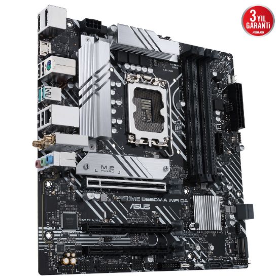 ASUS PRIME B660M-A WIFI D4 DDR4 5333MHz(OC) M.2 HDMI DP mATX 1700p resmi