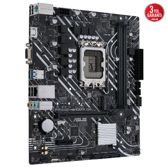 ASUS PRIME H610M-K D4 DDR4 3200(OC) HDMI DP M.2 mATX 1700p resmi