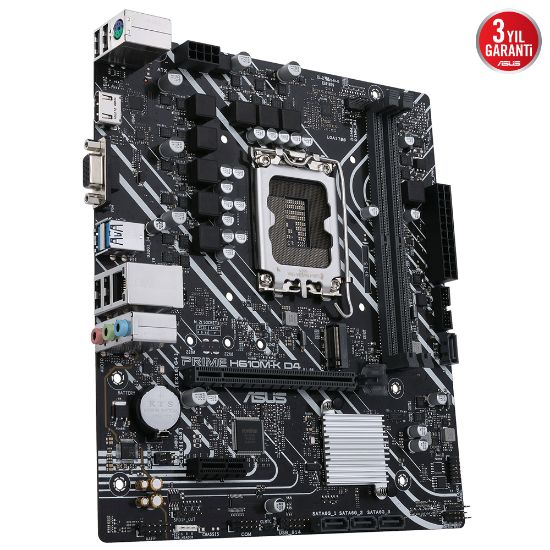 ASUS PRIME H610M-K D4 DDR4 3200(OC) HDMI DP M.2 mATX 1700p resmi