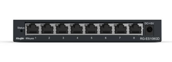 RUIJIE REYEE RG-ES108D 8 PORT 10/100 SWITCH METAL KASA  resmi