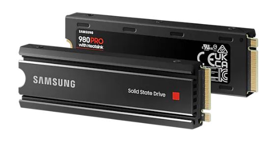 2TB SAMSUNG 980 PRO Heatsink M.2 NVMe MZ-V8P2T0CW resmi