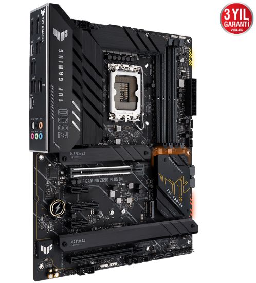 ASUS TUF GAMING Z690-PLUS D4 5333Mhz(OC) DDR4 HDMI DP M.2 ATX 1700p  resmi