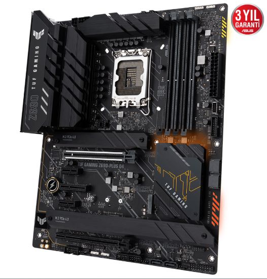 ASUS TUF GAMING Z690-PLUS D4 5333Mhz(OC) DDR4 HDMI DP M.2 ATX 1700p  resmi