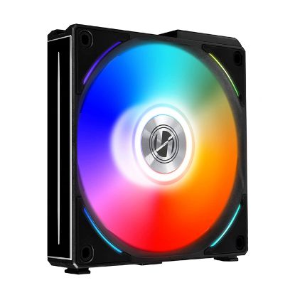 Lian Li UNI Fan AL120 (1x120mm) RGB PWM Siyah Kasa Fanı (G99.12AL1B.00) resmi