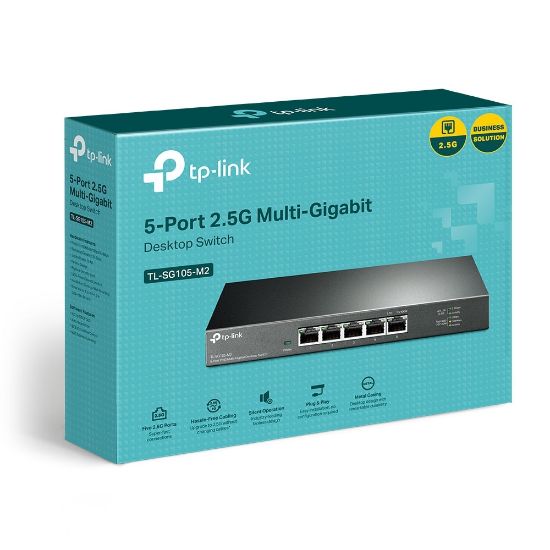 TP-LINK TL-SG105-M2 5PORT 10/100/1000 YÖNETİLEMEZ SWITCH resmi