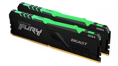 16GB KINGSTON FURY Beast RGB DDR4 3600Mhz KF436C17BBAK2/16 2x8G resmi