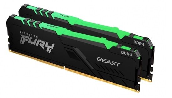 16GB KINGSTON FURY Beast  RGB DDR4 3200Mhz KF432C16BBAK2/16 2x8G resmi