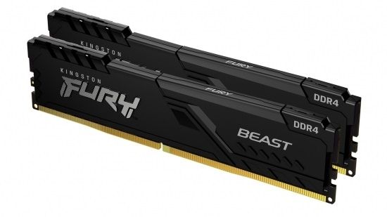 16GB KINGSTON FURY Beast DDR4 3200Mhz KF432C16BBK2/16 2x8G resmi