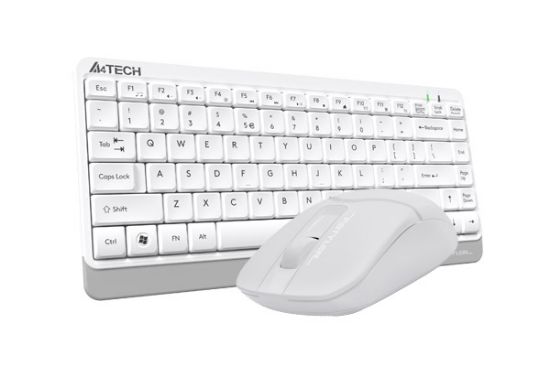 A4 TECH FG1112 2.4 Q FN-MM MİNİ KLAVYE+MOUSE SET BEYAZ resmi
