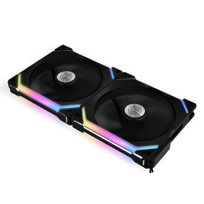 Lian Li UNI Fan SL140 Black 2x140mm RGB PWM Siyah Kasa Fanı resmi