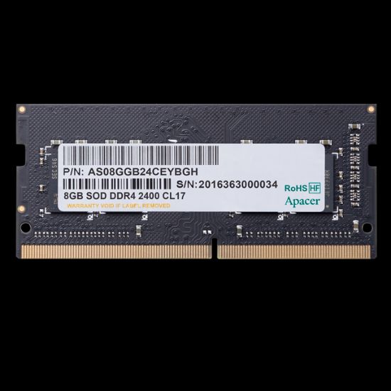 Apacer 8GB (1x8GB) 3200Mhz CL22 DDR4 Notebook SODIMM Ram (ES.08G21.GSH) resmi