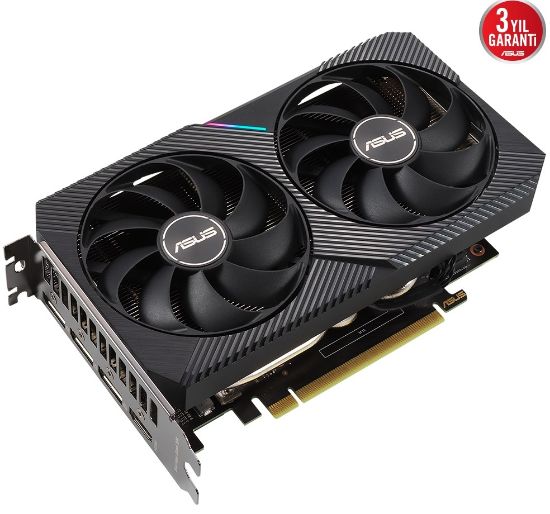 ASUS DUAL-RTX3060-O12G-V2 12GB GDDR6 HDMI DP 192BİT  resmi