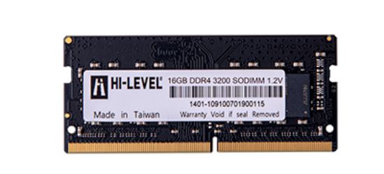 16GB DDR4 3200Mhz SODIMM 1.2V HLV-SOPC25600D4/16G HI-LEVEL resmi